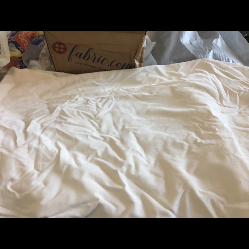 5 yards 60” wide soft offwhite velvet fabric